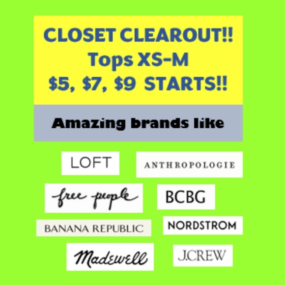 Pop-up SHARE Show! Always open to offers! Help me clear my clothes out! - Picture 3 of 3